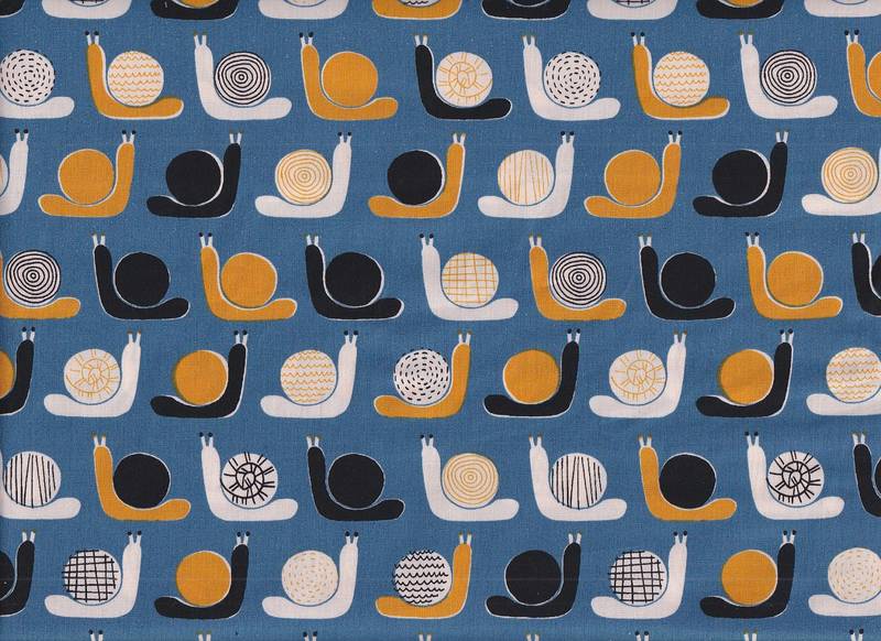 Schnecken blau