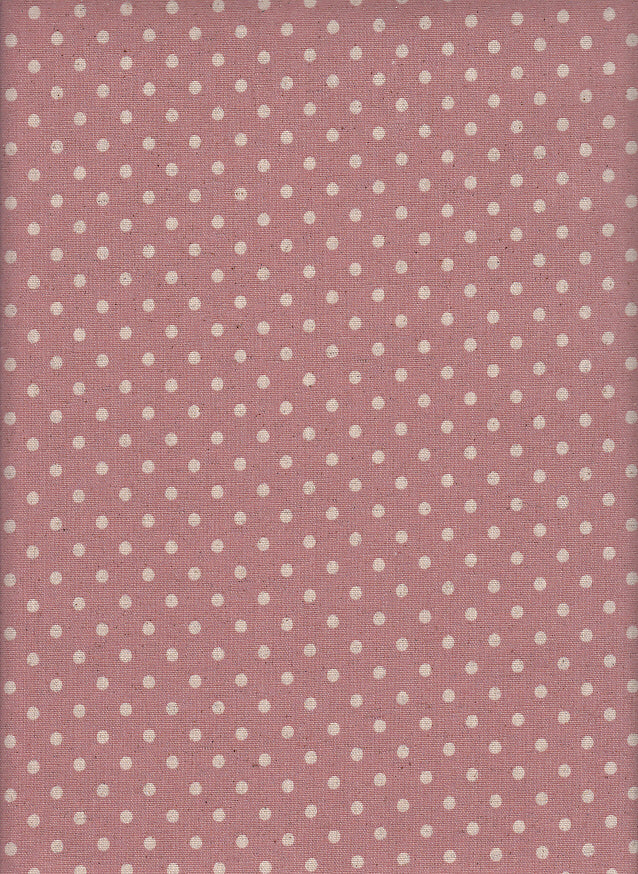 Wachstuch Punkte klein rosa