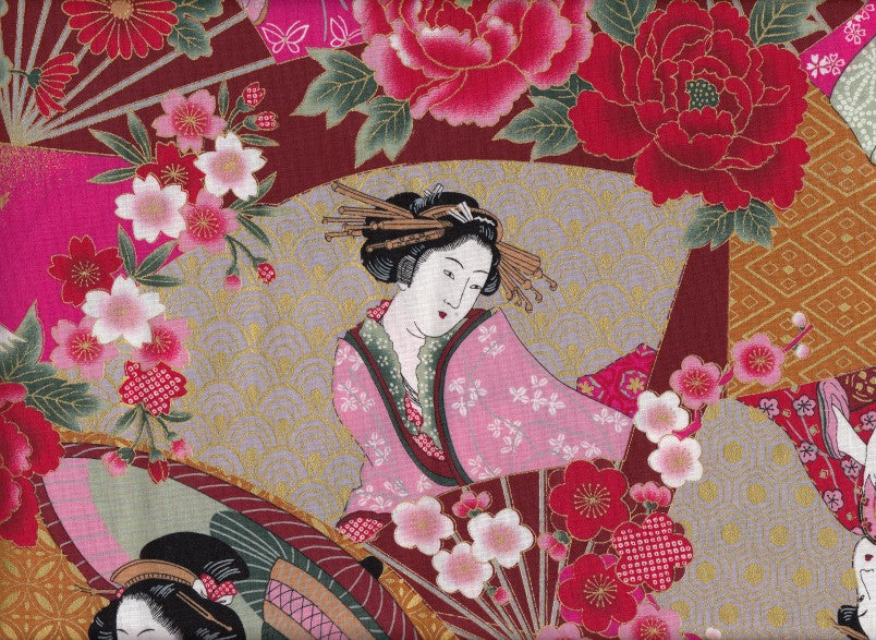 Wachstuch Geisha
