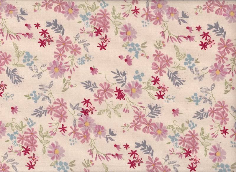 Blumen creme - Babycord