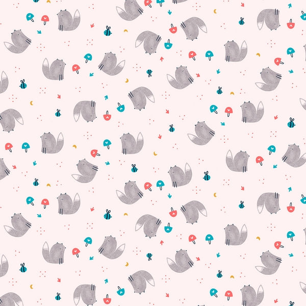 Cotton & Steel Summer Skies - Fox Friends
