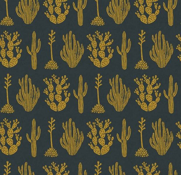 Cotton & Steel All Through the Land - Desert - Metallic Canvas