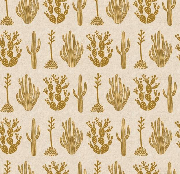 Cotton & Steel All Through the Land - Desert - Metallic Canvas