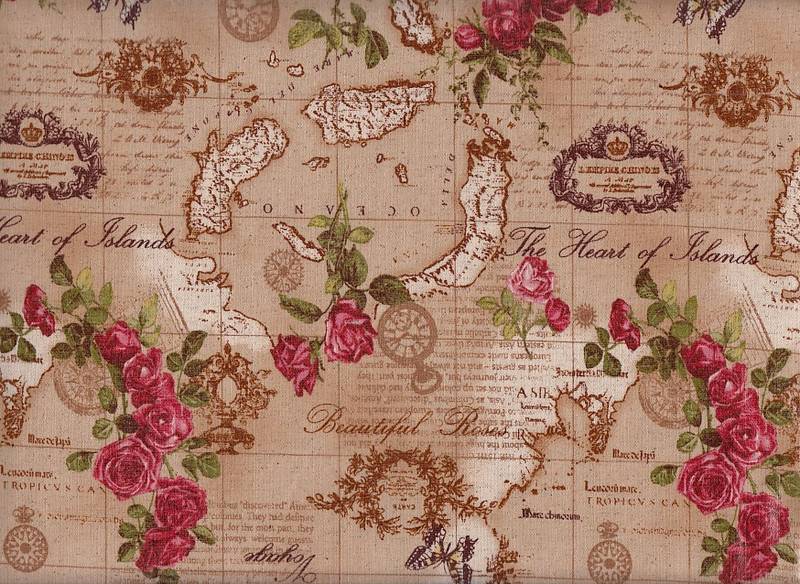Wachstuch Antique Map