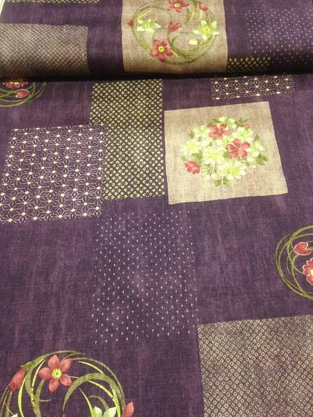 Patch Blumen Shibori