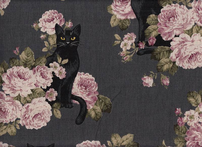 Wachstuch Old Rose Cat