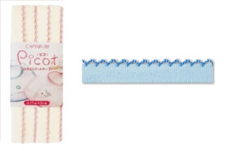 Schrägband Picot (Strick) 11 mm