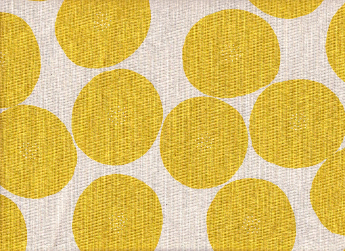 Reststück Muddy Works natur gelb 40 x 110 cm
