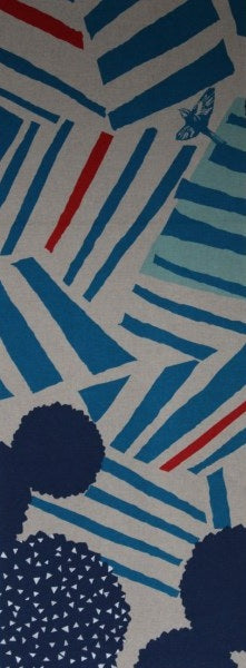Wachstuch Echino Ray blue