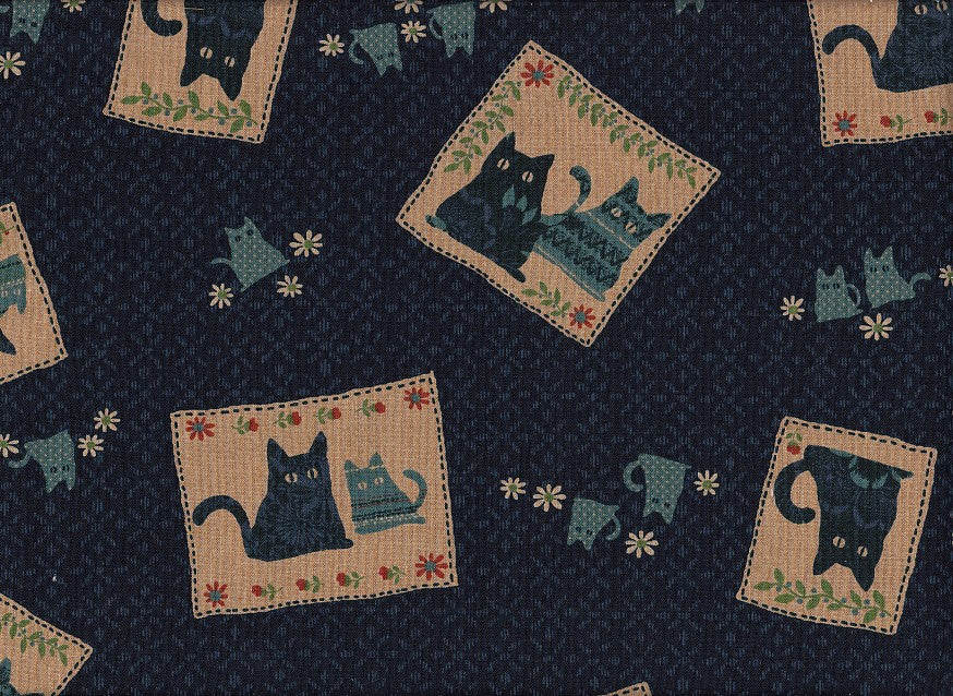 Wachstuch Patch Katzen