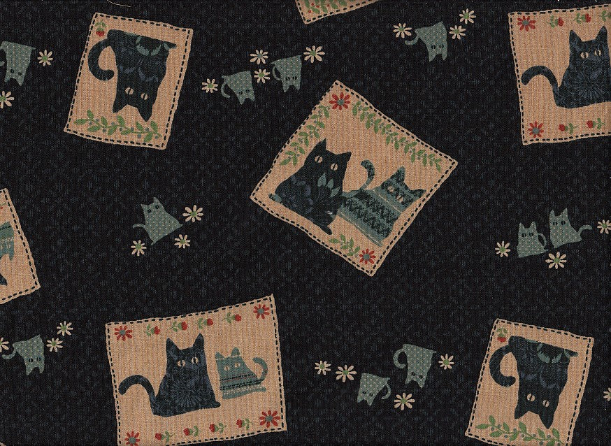 Wachstuch Patch Katzen
