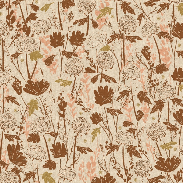 Cotton & Steel Summer Folk - Wander Field - Unbleached Canvas