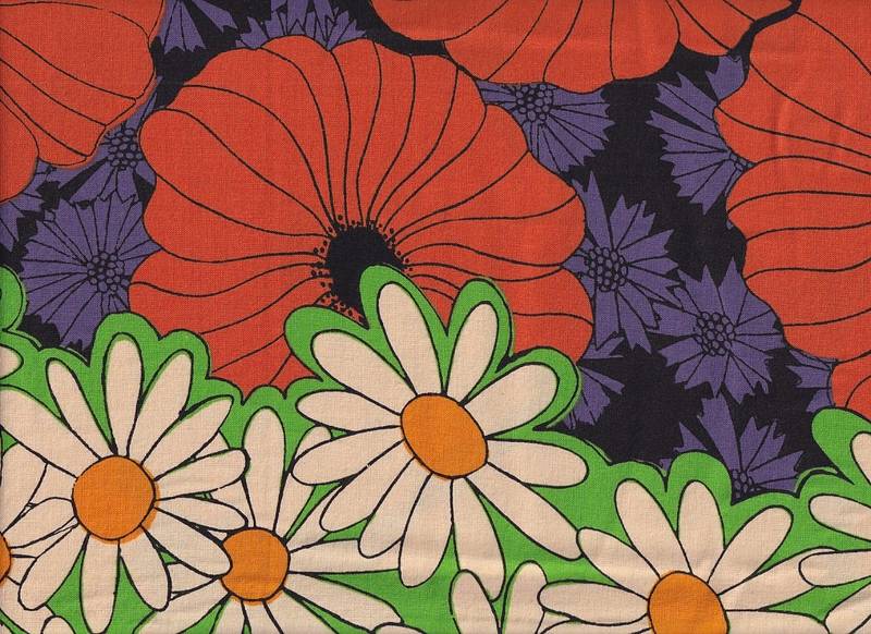 Retro flower