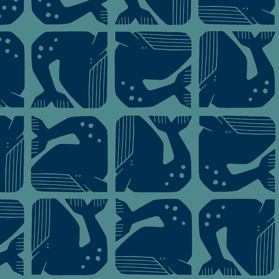 Cotton & Steel Grumpy Whale