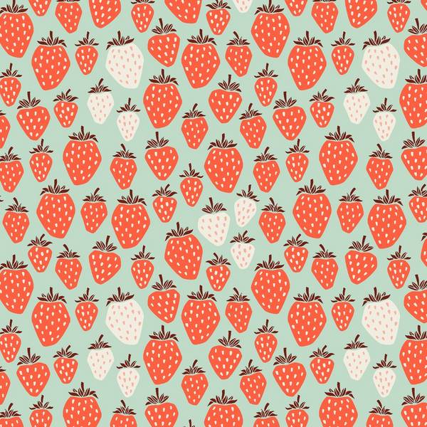 Cotton & Steel Under the Apple Tree - Queen of Berries - Summer's Day