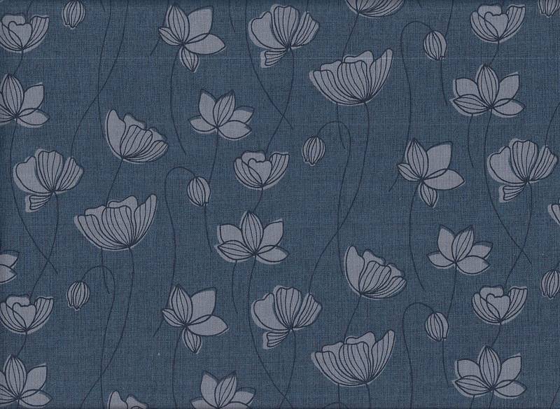 Blumenwiese blau