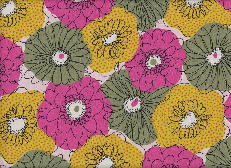 Wachstuch Scrunchie flower