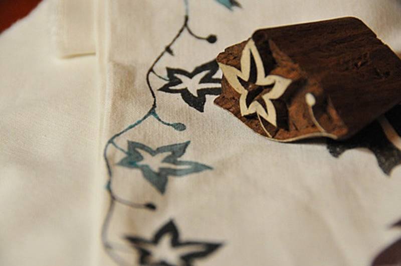 Blockwallah Stempel - Star Leaf