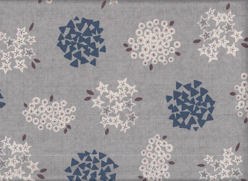 Circle flower grau