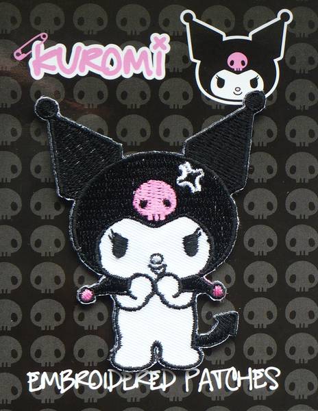 Bügelbild - Kuromi schwarz