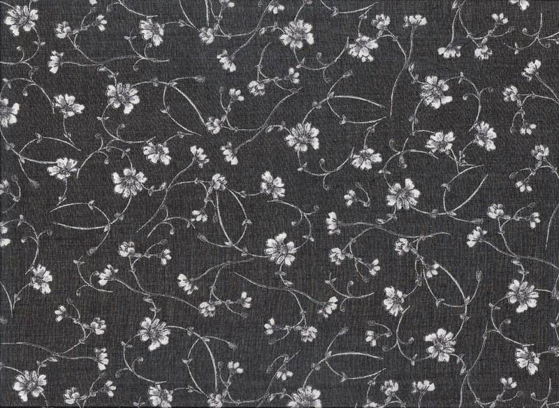 Blumen schwarz