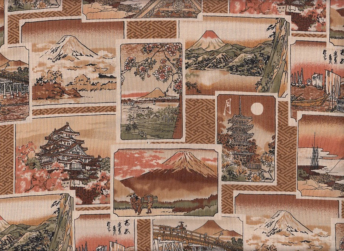 Ukiyo-e braun