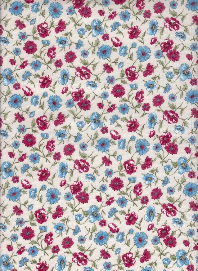 Wachstuch Blumen creme