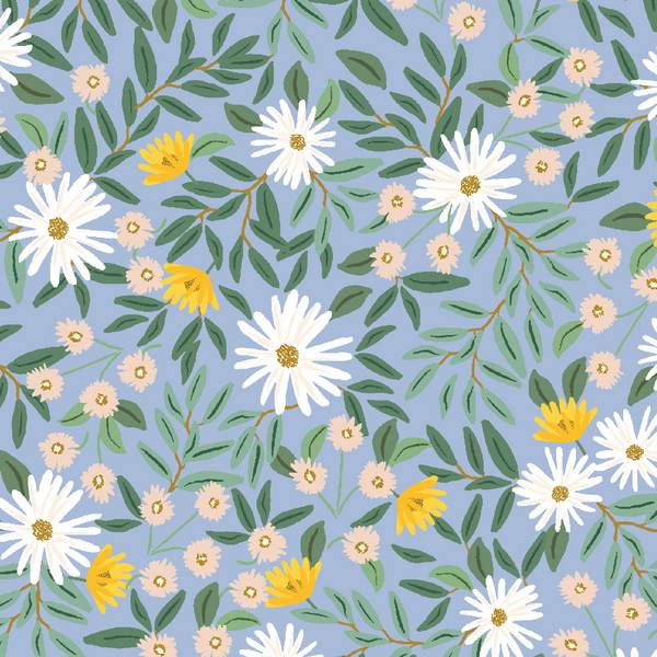 Cotton & Steel Bramble - Daisy Fields - Canvas Metallic
