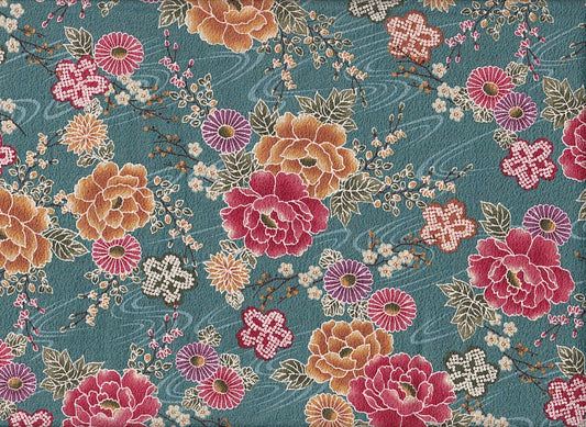 Chrysanthemen Chirimen