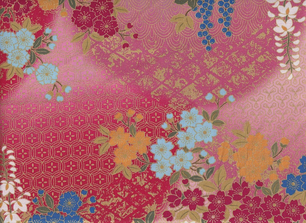 Wachstuch Sakura gold