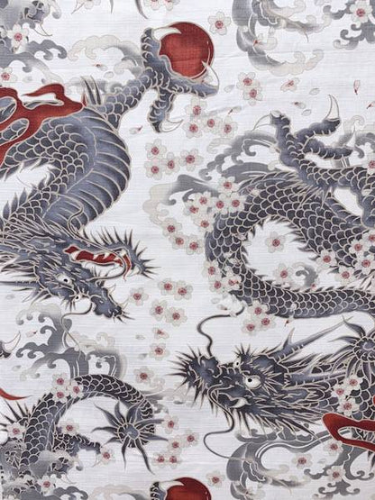 Drache & Sakura groß violett