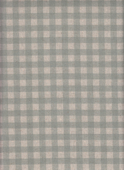 Wachstuch Karo & Punkte mint Doubleface