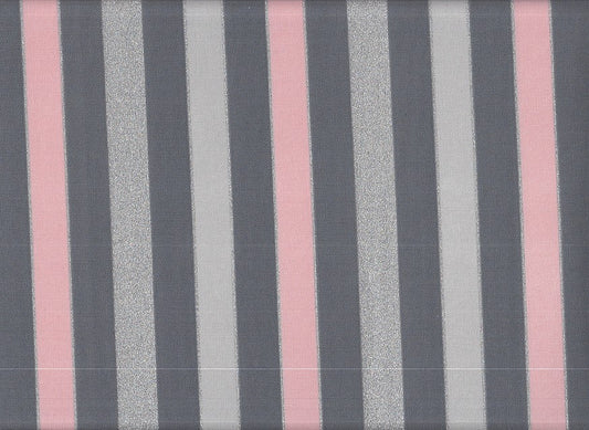 Wachstuch Streifen grau silber
