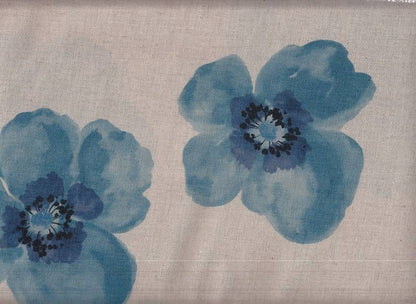 Wachstuch Japan blue - big flower