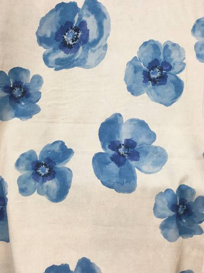 Wachstuch Japan blue - big flower