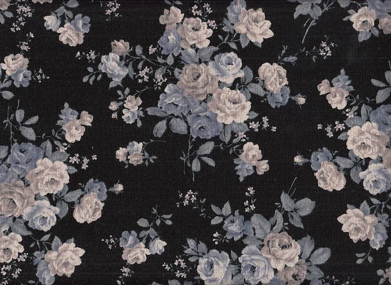 Old Rose Bouquet schwarz