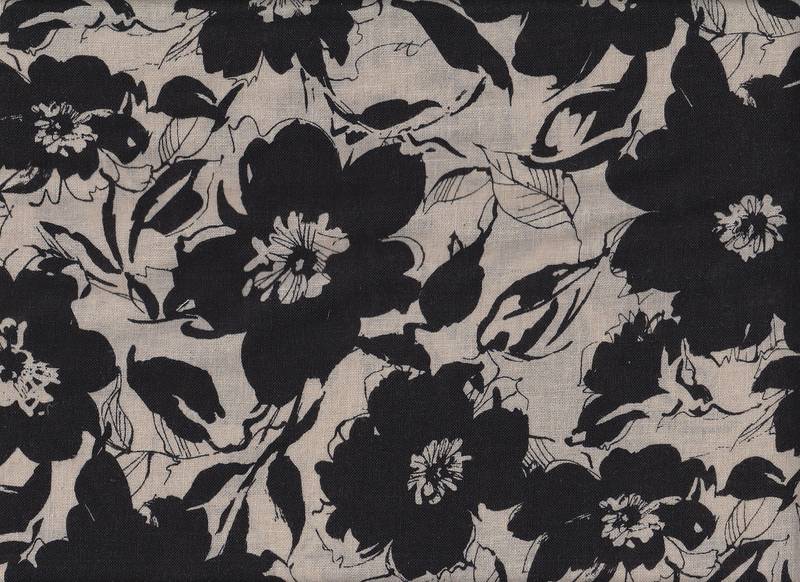 Cloth Flower schwarz