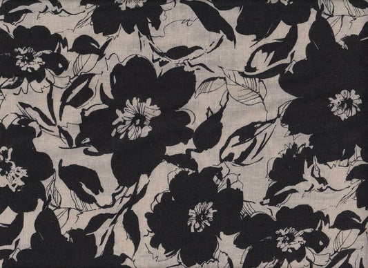 Cloth Flower schwarz