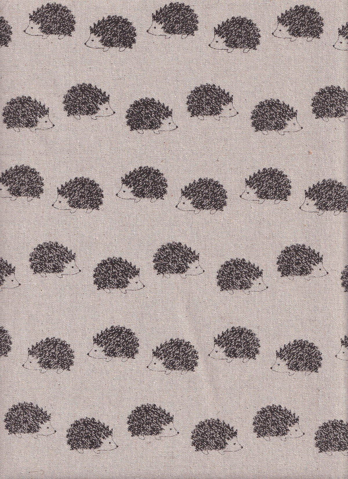 Wachstuch Igel natur