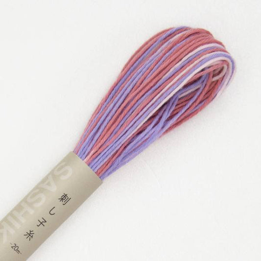 20 m Sashiko Garn Farbverlauf Mix Olympus