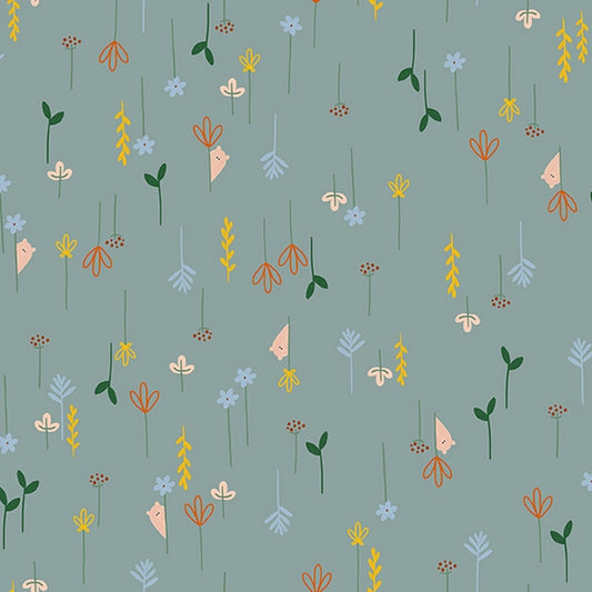 Cotton & Steel Dear Friends - Hide and Seek - Eucalyptus
