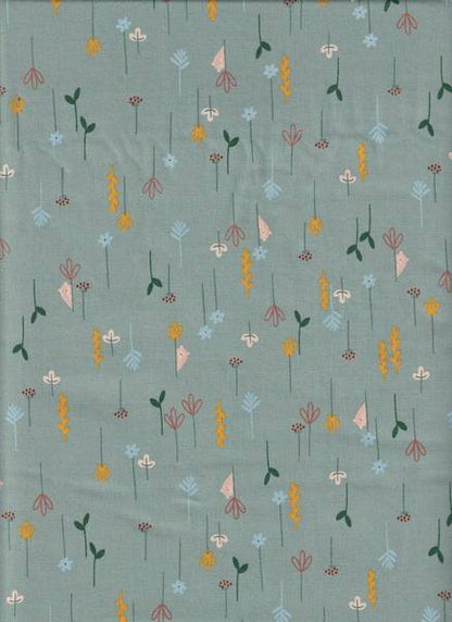 Cotton & Steel Dear Friends - Hide and Seek - Eucalyptus
