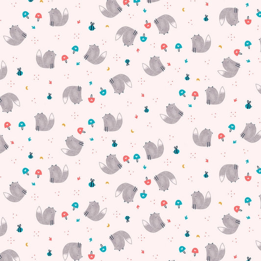 Cotton & Steel Summer Skies - Fox Friends