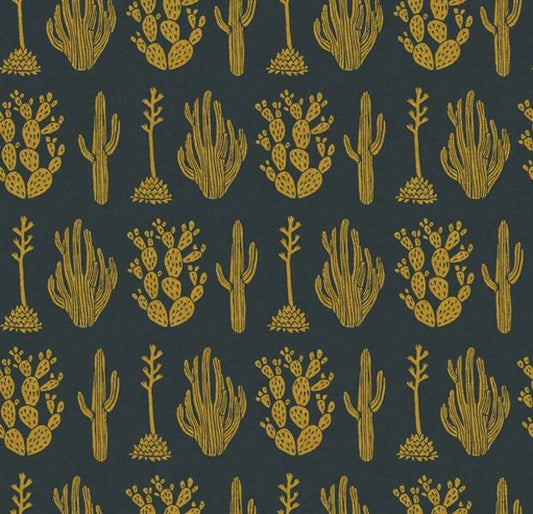 Cotton & Steel All Through the Land - Desert - Metallic Canvas