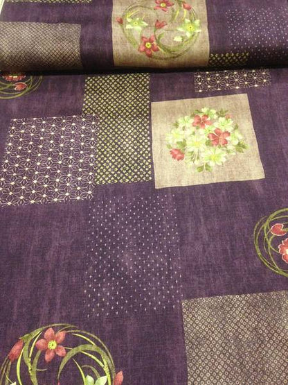 Patch Blumen Shibori