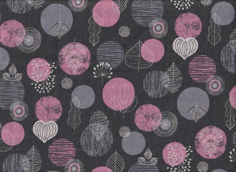 Nordic flower pink Doubleface