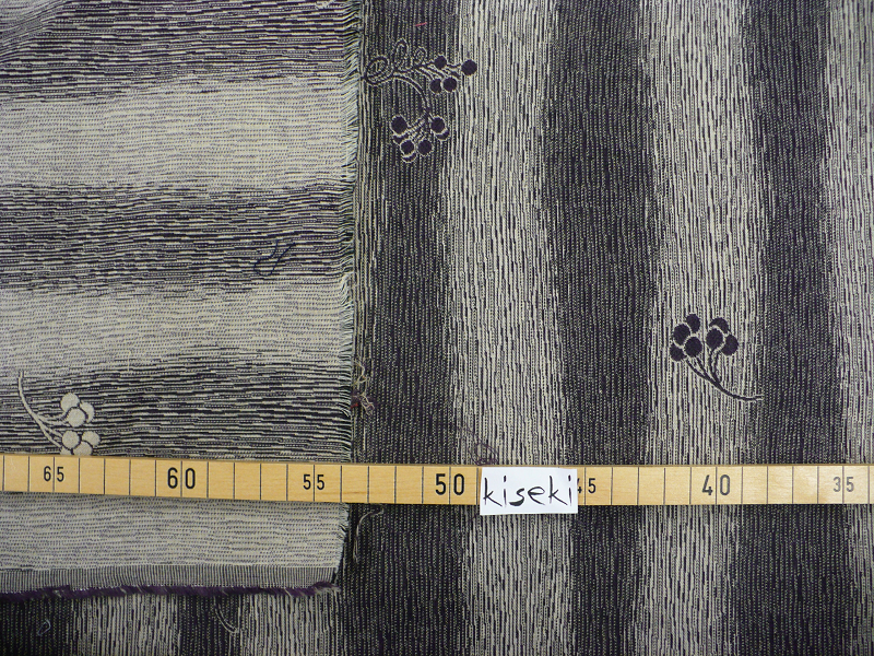 Blumen Streifen Jacquard