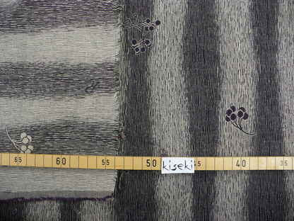 Blumen Streifen Jacquard