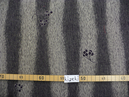 Blumen Streifen Jacquard