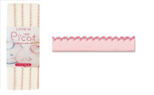 Schrägband Picot (Strick) 11 mm